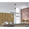 Westinghouse Chandelier 60W 7Lght Elway, Antique Ash, Matte, Brushed Gun Metal Accents 6116400 - alternate 2